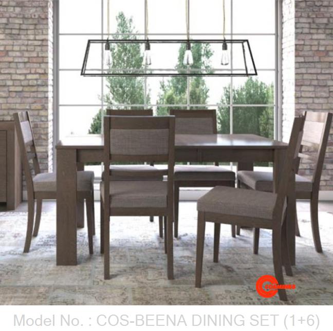 COS-BEENA DINING SET (1+6)